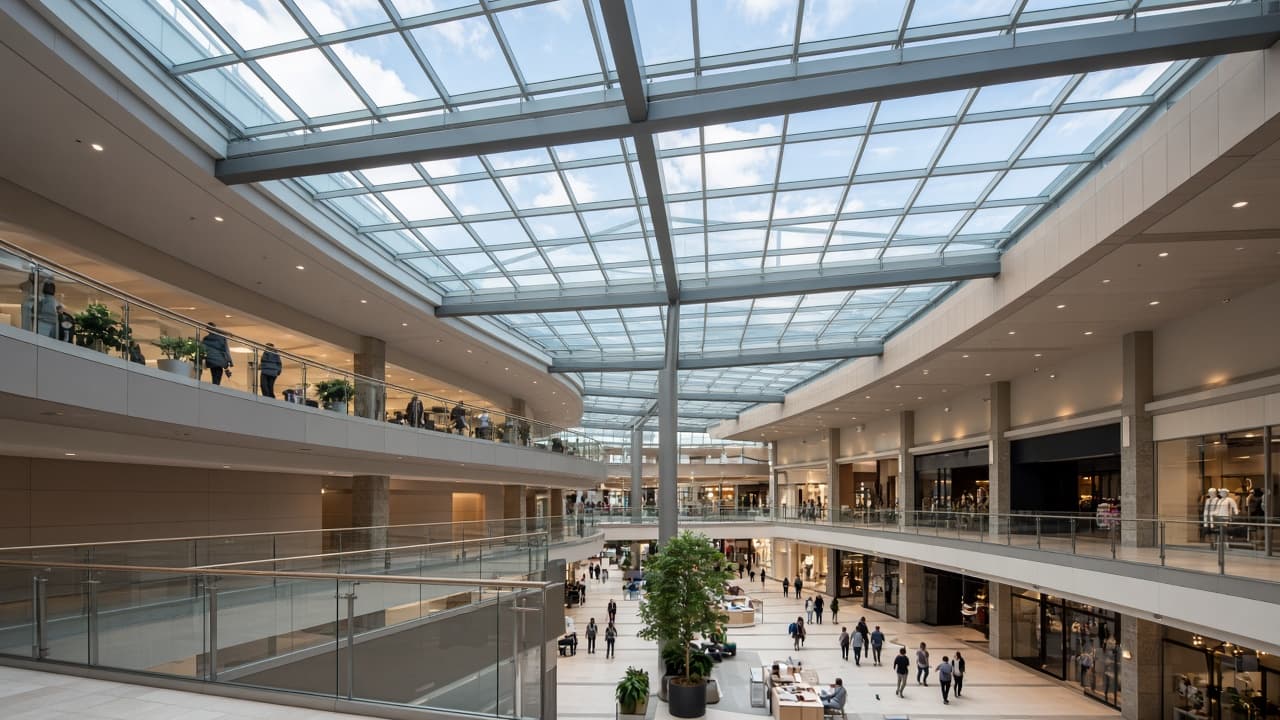 Shopping centre interior architecture