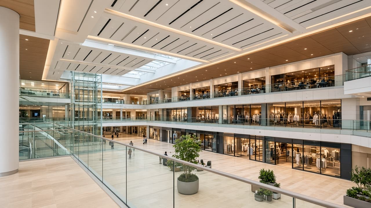 Large indoor shopping centre