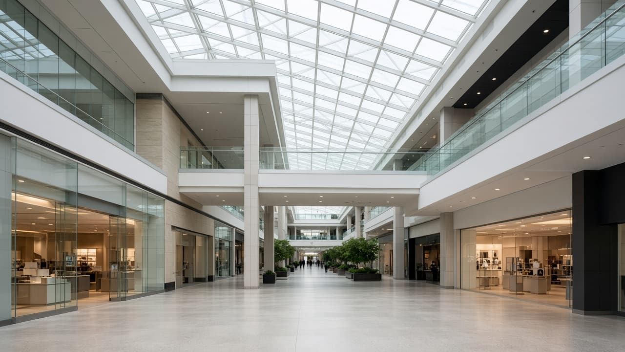 Contemporary shopping complex