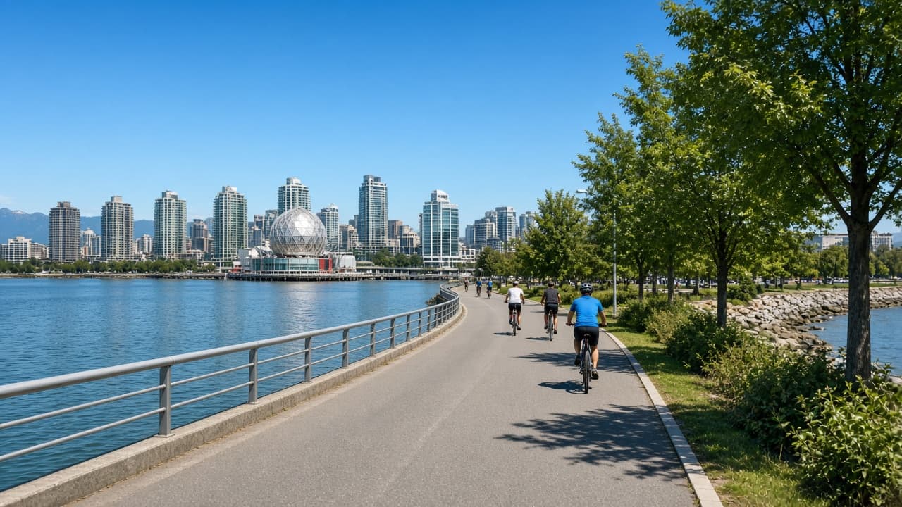 Vancouver waterfront path