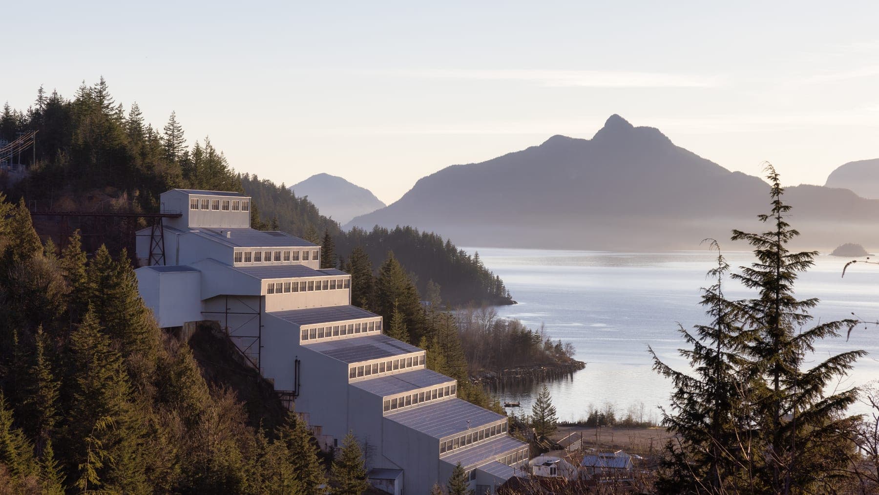 Mountain highway country on Howe Sound