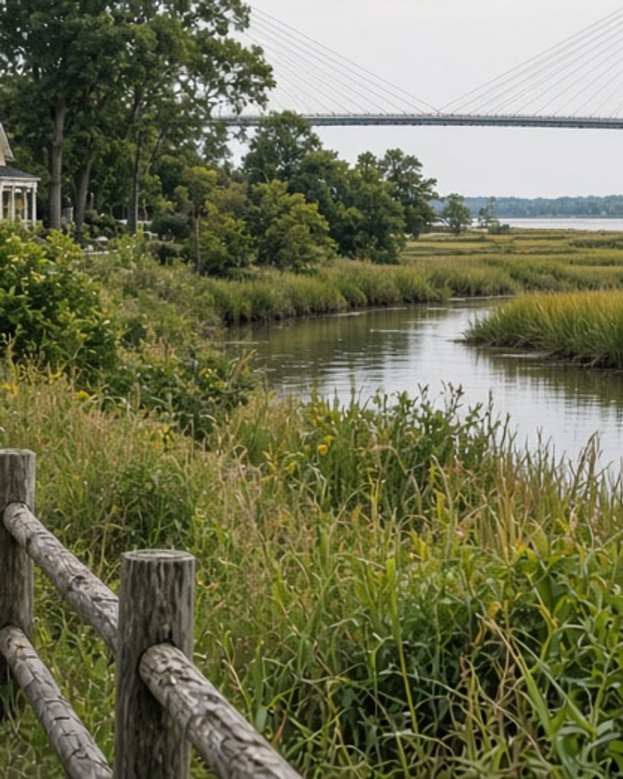 River marsh and meadow