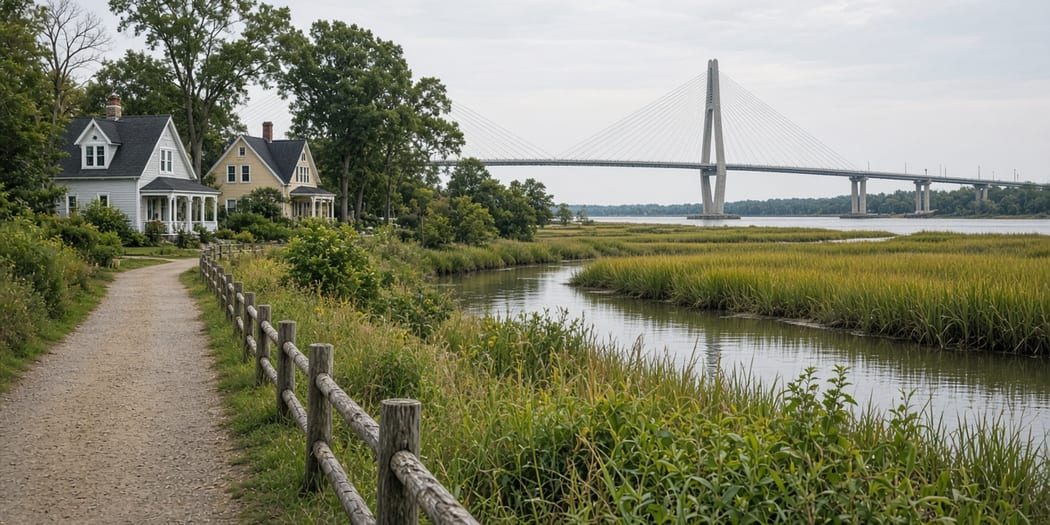 River marsh and meadow