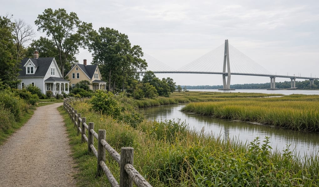 River marsh and meadow