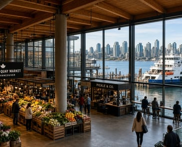 Lonsdale Quay Market on the North Shore waterfront