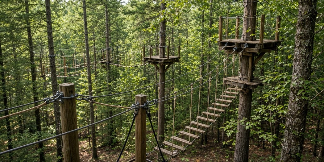 Forest adventure course