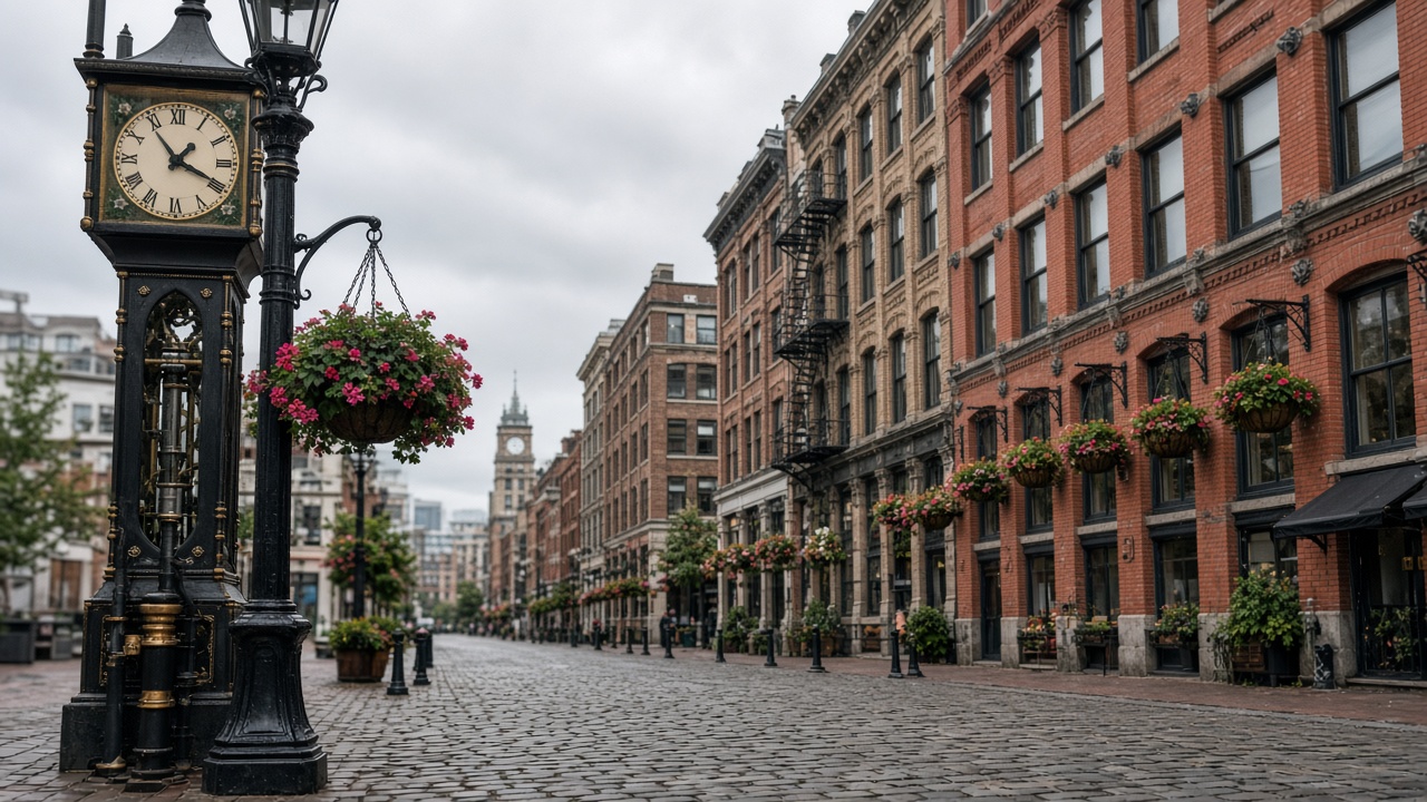 Gastown streets after dark