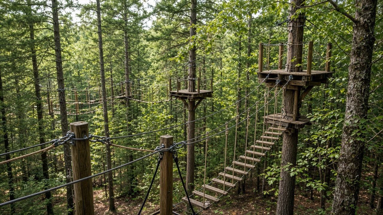 Forest adventure course