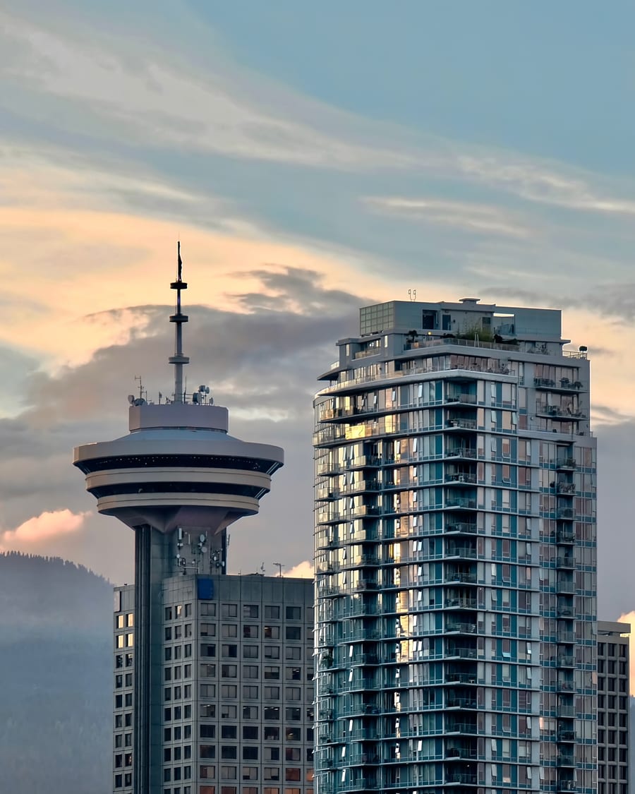 City and mountain viewpoint from a high lookout