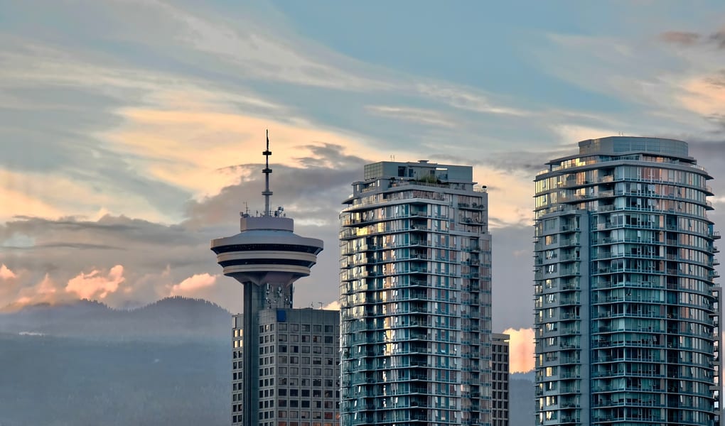 City and mountain viewpoint from a high lookout