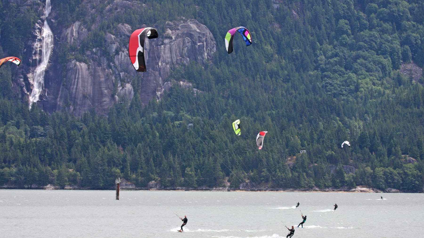 Wind on coastal water