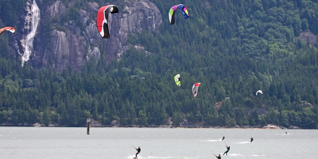 Wind on coastal water