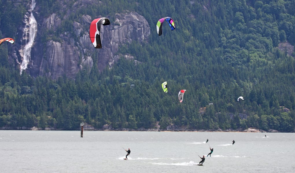 Wind on coastal water