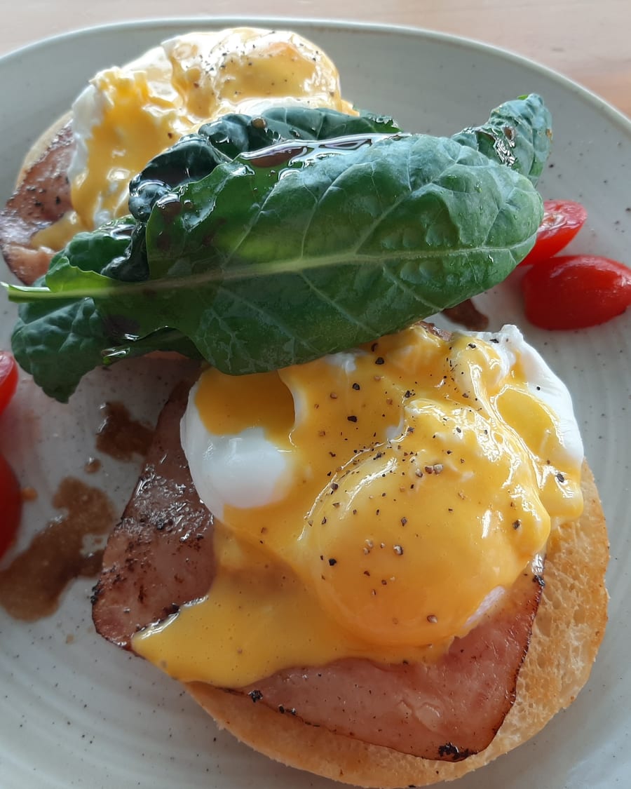 A table of brunch dishes