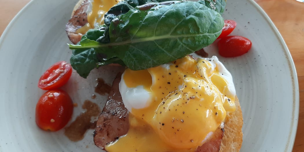 A table of brunch dishes