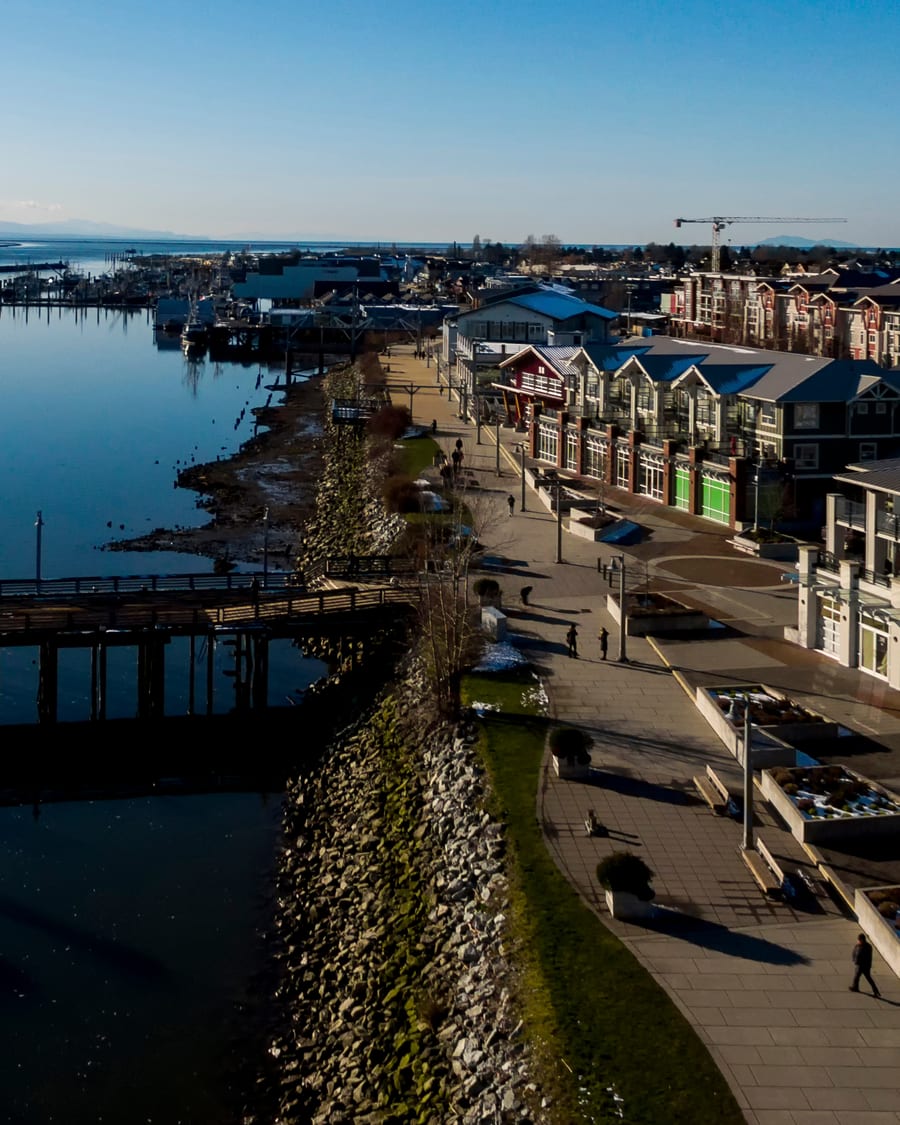 Working waterfront and coastal light