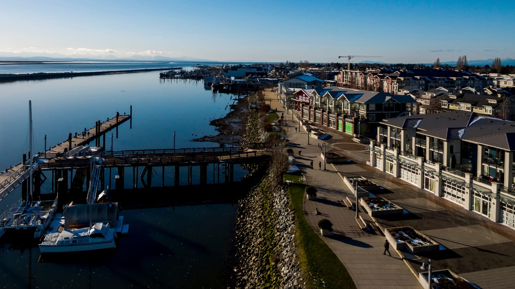 Working waterfront and coastal light