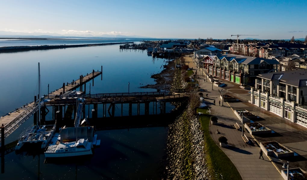 Working waterfront and coastal light