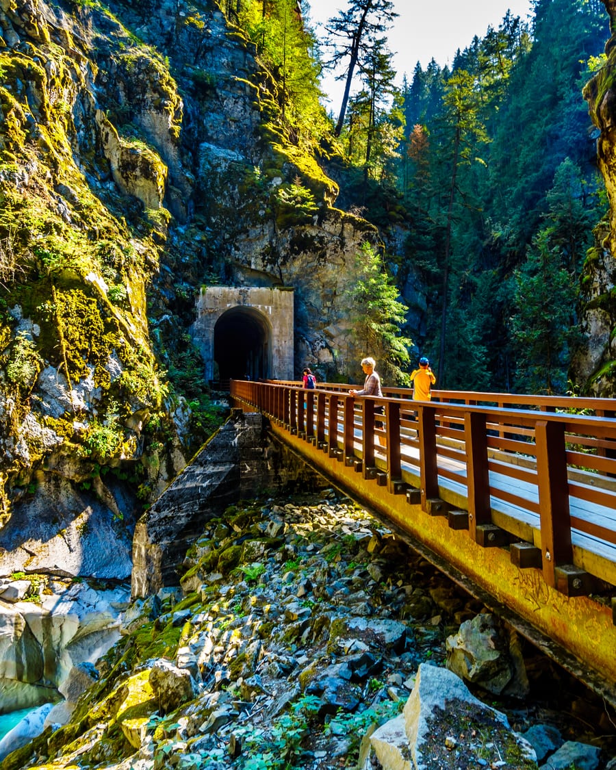 Granite canyon walls