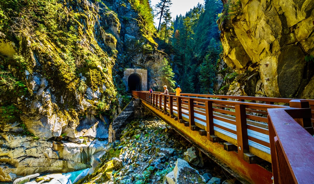 Granite canyon walls