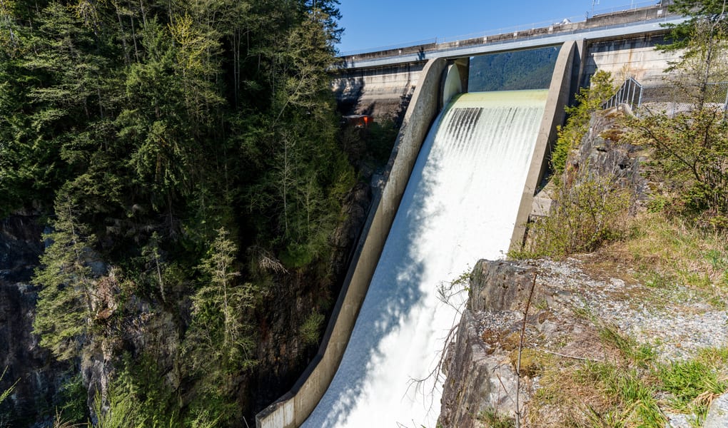 Forest reservoir and mountain water